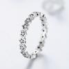 Anillo de Dedo Índice Apilable de Diamantes con Forma de Estrella de Gypsophila s925 Personalizado para Mujer Joyería de Moda Simple y Fresca que Combina con Todo