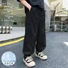 Z1248 Calça de Verão 2024 Nova para Crianças Yang Crianças de Tamanho Médio a Grande Anti-mosquitos Leve Secagem Rápida Estilo Simples Versátil