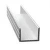 Puerta de cámara frigorífica riel superior e inferior puerta corrediza riel lateral de deslizamiento guía de canaleta accesorios riel de perfil de aluminio de alta resistencia para puerta corrediza de cámara frigorífica