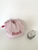Estilo Coreano Nueva Bolsa Estampada con Letras Bolso de Hombro de Nylon de Gran Capacidad para Mujer Casual Versátil Portátil con Cordón Ajustable