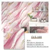 Venta al por mayor transfronteriza de pegatinas de pared tipo baldosa de imitación, autoadhesivas, para decoración de dormitorio, papel tapiz para el hogar, diseño de mármol, pegatinas de baldosa impermeables y resistentes a la humedad