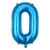 Atacado do Fabricante Balões de Número de 40 polegadas Versão Americana Slim de Folha de Alumínio 0-9 Tema Festa de Aniversário Decoração Balões Infláveis