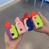 En Stock Tiktok Zanahoria Alivio del Estrés Impreso en 3D Gravedad Infantil Berenjena Cuchillo Retráctil Juguete Educativo Portátil
