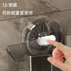 Caja de pañuelos con ventosa, no requiere taladro, montada en la pared para el baño, caja de almacenamiento para toallitas húmedas, dispensador de pañuelos elegante, caja de toallitas húmedas