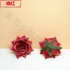 Cabezas de Flores de Rosa Artificiales (Ángulo Rosa) Ventas Directas de Fábrica Flores de Boda Diseño de Escena Exterior para Bodas Arco de Pared de Flores