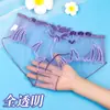 Ropa Interior Sexy para Mujer Malla Caliente Bordado Talla Grande Chica Gordita Completamente Transparente Desnudo Verano Calzones Delgados 836
