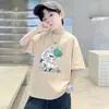 Camiseta de Manga Corta para Niños Estudiantes de Secundaria Nuevo Modelo 2026 Verano Niños Dibujos Animados Algodón Puro Top Camiseta Ropa Infantil