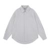 Camisa retro americana de manga larga para hombre y mujer, nueva chaqueta informal holgada de estilo perezoso para parejas, 2025