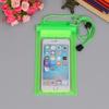Factory spot PVC celular telefone móvel saco impermeável universal takeaway drifting natação touch screen mergulho tampa transparente pode ser fotografado
