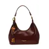 Bolso de Mano Versátil de Lujo Ligero Tipo Cubo para Mujer 2026 Modelo Nuevo de Principios de Primavera Bolso de Hombro Cruzado Brillante de Alta Gama Elegante