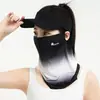 Mascarilla de Protección Solar de Verano para Mujer, Protección Solar para Ciclismo al Aire Libre, Protección UV, Toalla Facial de Seda Helada Fina Transpirable para Protección Solar, Transfronterizo