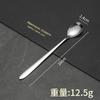 Cuchara Creativa de Acero Inoxidable con Mango Largo Cuchara para Mezclar Cuchara para Café de Alto Valor Cuchara Cuchara Larga Puntiaguda Cuchara Redonda Cuchara para Helado Venta al por Mayor