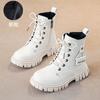 Botines de Cuero para Niñas Otoño e Invierno 2026 Nuevo Estilo Coreano Moda Botas de Princesa para Niñas Mayores Botas Individuales Botas Martin para Niños