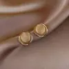 Brincos de Pérola para Mulheres, Luxo Leve, Alto Padrão, Elegantes, Pino de Prata, Design Exclusivo, Brincos Personalizados Mais Vendidos de 2026