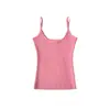 Nuevo Estilo Primavera y Verano 2026 Top sin Mangas Elástico de Punto Ajustado Adelgazante con Escote en V Estilo Chica Sexy Caliente Top Corto