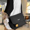 Bolsa carteiro feminina versátil estudante aula bolsa de ombro casual mochila transversal estilo Ins Japonês Harajuku bolsa carteiro