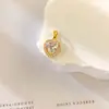 Colgante Nuevo Más Vendido Colorido Corazón Colgante con Moda Clásico Versátil Gama Alta No se Desvanece Colgante para Mujeres