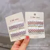Versão coreana de extensões de grampo de cabelo para crianças 6 cm com babados grampo de cabelo pequeno estiloso clip para franja de cabelo quebrado de menina