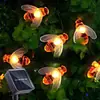 Amazon Luces de Abeja Solares con Cadena de Luces LED para Exteriores, Patio, Jardín, Decoración Navideña