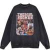 Estación independiente suéter transfronterizo para hombre marca de moda retro americana otoño ropa Joker cuello redondo suéter viejo deseo venta al por mayor