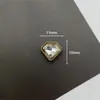 Accesorios Sencillos de Aleación Mini Incrustados con Diamantes Accesorios Marrones Otoño e Invierno Horquilla DIY Hecha a Mano Funda para Teléfono Accesorios para Uñas