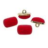 Novos Botões Flocados, Botões Retangulares Modernos e Exquisitos, Suéteres, Cardigans de Tricô, Botões Decorativos para Gola de Camisa