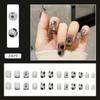 Manicura Uñas Postizas Dulce Cool Estilo Oscuro Douyin Celebridad de Internet Calcomanías para Uñas Uñas Postizas de Alta Gama Venta al por Mayor