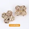 Botones Florales en Forma de Rosa con un Pequeño Estilo Fragante, Personalizados, Modernos, Sencillos, Botones de Aleación Metálica de Alta Calidad Cosidos a Mano