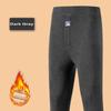 Pantalones Térmicos Gruesos Forrados de Lana para Hombre de Exportación de Comercio Exterior Transfronterizo, Pantalones de Lana de Camello, Pantalones de Algodón Talla Grande, Pantalones Térmicos de Capa Base para Invierno Calefactables