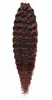 Aubes Cabello Sintético Paquete de Crochet para Cabello Onda Profunda Cabello a Granel 30 Pulgadas 120g Paquete de Cabello para Mujeres