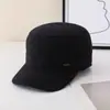Gorra de Béisbol de Lana Protectora para los Oídos Otoño e Invierno Cortavientos y Resistente al Frío con Visera Engrosada y Cálida para Exteriores para Hombres de Mediana Edad y Mayores Gorra de Papá