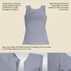 Camiseta Base Zeriluna Nude Feel com Decote Quadrado e Base Acolchoada Toque Macio Confortável Leve Respirável Diária Amiga da Pele