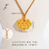 Pu Zuo Sifeng Mesmo Estilo Acessórios Diy Pingente Colar Ruyi Caqui Tudo Fecho Ruyi Corrente de Lã Vintage