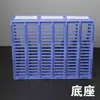 Estante de archivos engrosado, cesta multicapa de seis rejillas, suministros de oficina, soporte para libros, mesa simple, carpeta, bolsa para archivos