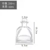 Botella Personalizada de la Colección de Granos de Oro, Exquisita Botella de Vidrio para Almacenar Granos de Oro, Botella de Almacenamiento de Oro, Botella de Aromaterapia, Botella de Vidrio tipo Yurta