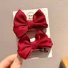 Nuevo Pasador Estilo Coreano Lazo Pinza Pequeña Femenino Gama Alta Lindo Pasador de Princesa Pasador para Flequillo Lateral Accesorios para el Cabello