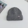 Gorro de Punto Cálido y Holgado para Otoño e Invierno, Resistente al Frío y al Viento, Versátil Sombrero de Lana Tejido para Circunferencia de Cabeza Grande, Corte Holgado