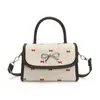 Bolso de Mano con Lazo Estilo Coreano Transfronterizo Bolso Baguette Textura Nueva Bolso de Axila Diseño Casual de Moda Bolso Cruzado Estilo Occidental