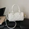 Bolso de Alta Gama para Mujer, Nueva Moda Verano 2026, Bolso Boston Acolchado tipo Almohada, Bolso de Viaje, Bolso Cruzado