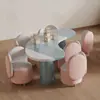 Escritório de Vendas Mesa e Cadeira Infantil Combinação Piso Elevado Shopping Center Área de Brincar Sala de Aula Educação Infantil Mesa de Artesanato Retangular