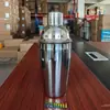 Coctelera de Acero Inoxidable de Alta Calidad, Coctelera de Tres Secciones, Herramienta de Cóctel para Barra de Té con Leche, Se Pueden Añadir Patrones y Logos