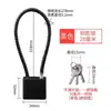 Cesta para vehículo eléctrico casco candado antirrobo candado de combinación candado pequeño para armario candado de puerta de alambre para el hogar impermeable y a prueba de óxido