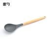 Juego de 8 piezas de utensilios de cocina de silicona con mango de madera estilo europeo Cocina Cocina Juego de utensilios de cocina Hogar Olla antiadherente Espátula Cuchara Juego de herramientas