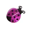 Estilo Caricatura Mariquita de Siete Puntos Mini Pinza de Garra Linda Mini Forma de Abeja Pinza de Tiburón Pinzas para el Cabello de Insectos Realistas Accesorios para el Cabello