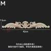 Dongyang Tallado en Madera Estilo Europeo Calcomanía Accesorios para Muebles Flores para Puertas de Madera Tallado Fino Calcomanías para Puertas de Gabinete Flores para Cabeceras Calcomanías de Madera Maciza Decoración