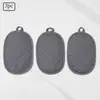 Guantes de Silicona de Algodón Puro con Certificación CE, Engrosados y Alargados, Antideslizantes, Resistentes a Altas Temperaturas, Guantes para Horno de Microondas, Anti-quemaduras para Horno de Horneado E18