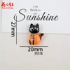 Série de Halloween Transfronteiriça Acessórios Artesanais DIY de Cola Cremosa e Resina, Enfeites de Cabelo, Pingentes, Presilhas de Cabelo e Patches