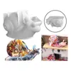 Molde de gesso vertical Bo diy 3D animal tridimensional grande caracol molde de silicone resina epóxi joias ornamentos