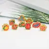 Shajin Cuentas de Transferencia Azul Quemado Cuentas Espaciadoras Juega con Hilo de Cuentas Accesorios para Pulseras Accesorios de Pulsera Pulsera diy Accesorios Cloisonné
