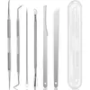 Kit de Herramientas para Uñas Transfronterizo Herramientas para Uñas de Arte de Uñas Juego de 6 Piezas Traje Armadura de Incrustación Armadura Gruesa Dura Cuidado de Uñas Recorte Cuchillo para Recortar Pies